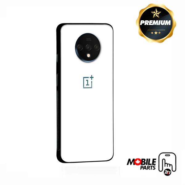 OnePlus 7T Back Cover with camera lens (White)
