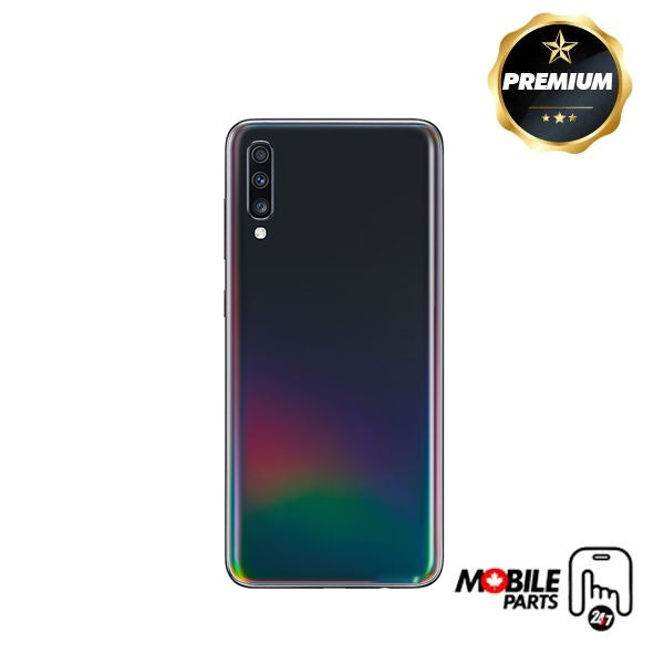 Samsung Galaxy A70 Back Cover with camera lens (Black)
