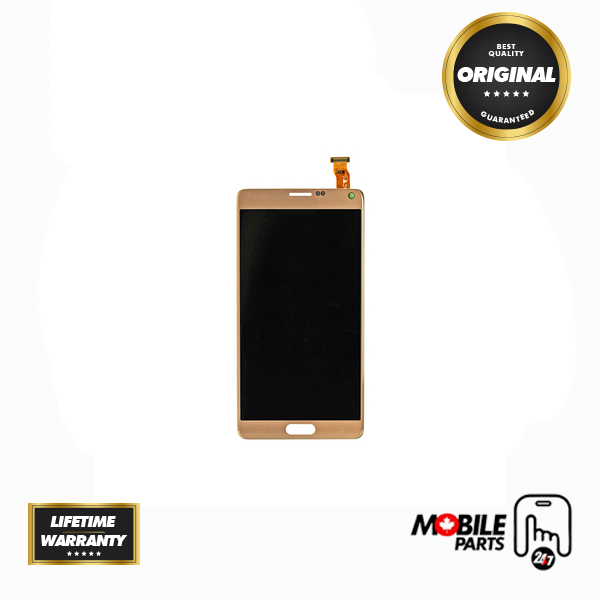 Samsung Galaxy Note 4 - Original LCD Assembly without frame Bronze Gold