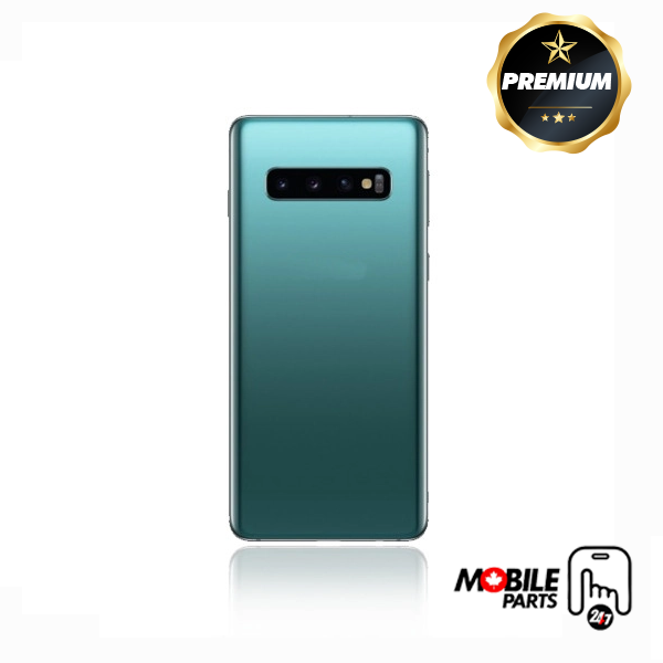 Samsung Galaxy S10 Back Cover with camera lens (Prism Green)