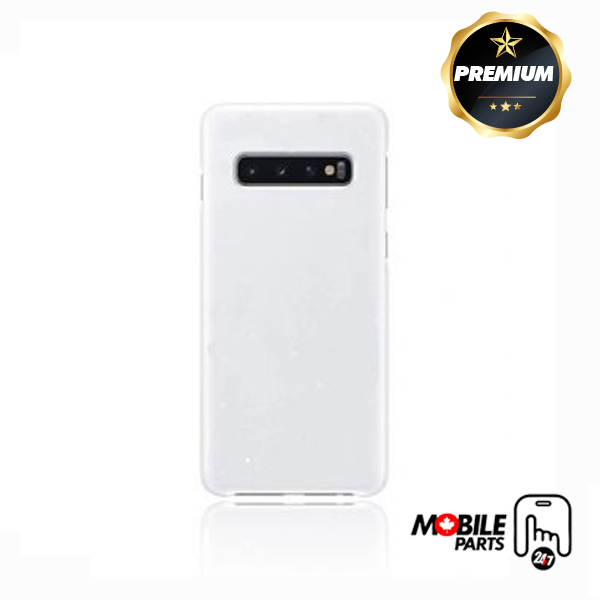 Samsung Galaxy S10 Plus Back Cover with camera lens (Prism White)