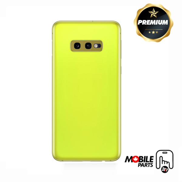 Samsung Galaxy S10 Back Cover with camera lens (Canary Yellow)