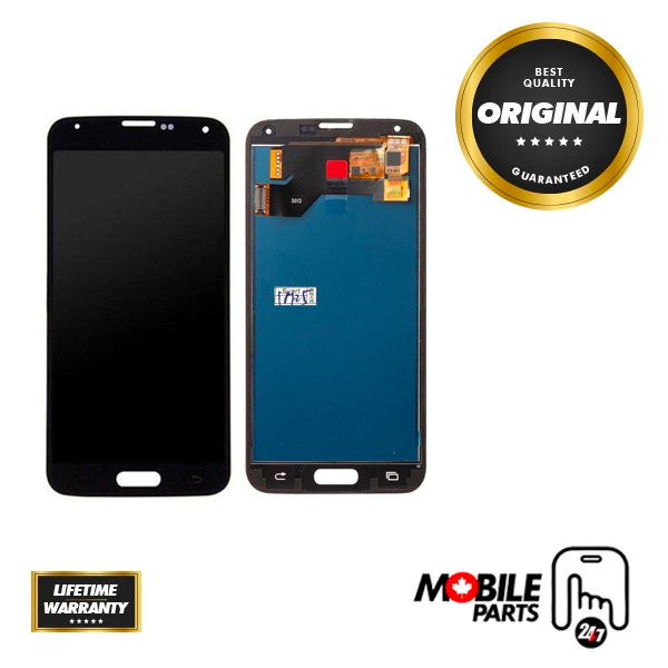 Samsung Galaxy S5 - OLED Assembly without frame Electric Blue (Glass Change)
