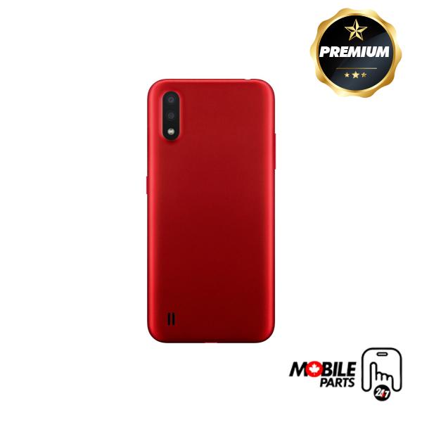 Samsung Galaxy A10 Back Cover with camera lens (Red)