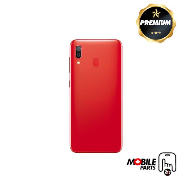Samsung Galaxy A30 Back Cover with camera lens (Red)