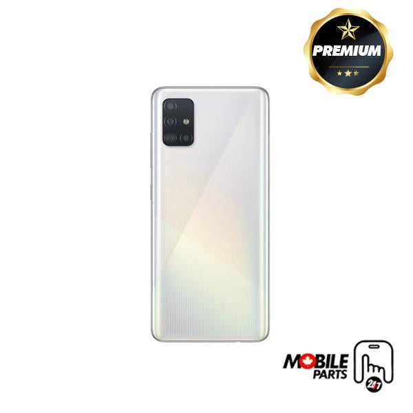 Samsung Galaxy A51 Back Cover Glass with camera lens (Prism White)