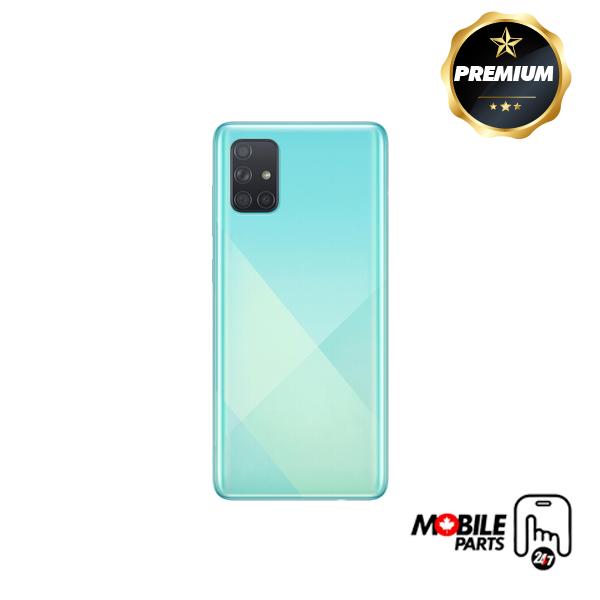 Samsung Galaxy A71 Back Cover with camera lens (Prism Blue)