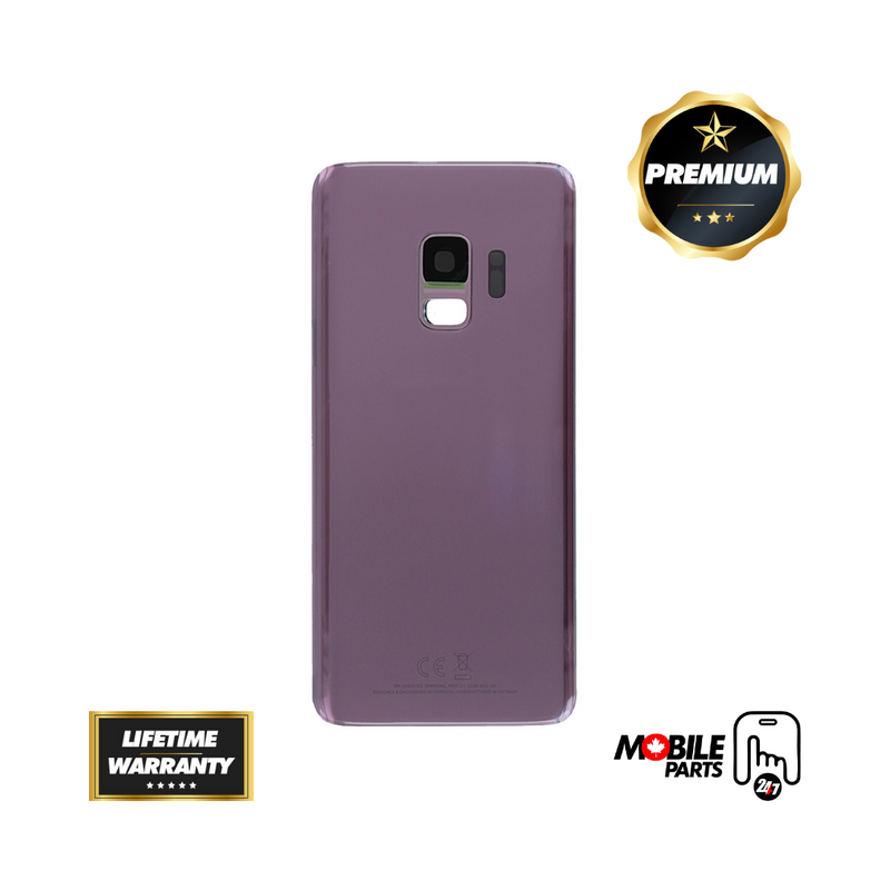 Samsung Galaxy S9 Back Cover with camera lens (Lilac Purple)
