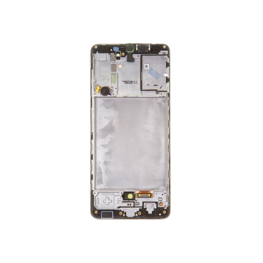 Samsung Galaxy A31 - OLED Assembly with Frame - Black (Glass Change)