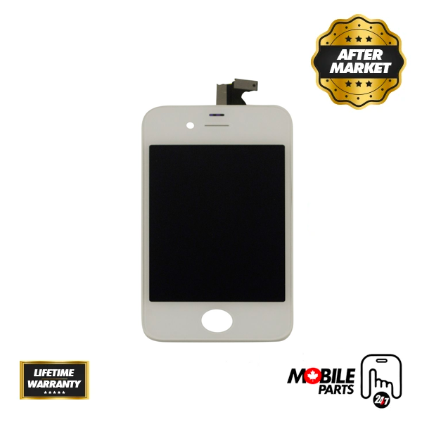 iPhone 4 LCD Assembly - Aftermarket (White)
