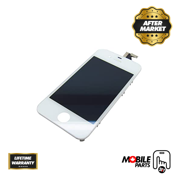 iPhone 4S LCD Assembly - Aftermarket (White)
