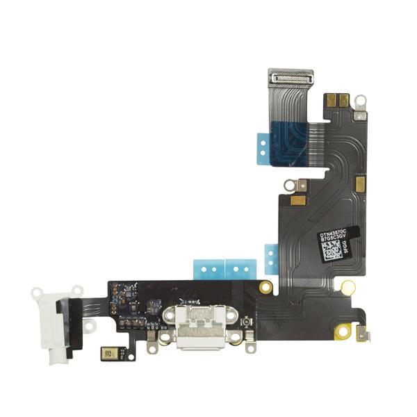 iPhone 6P Charging Port Flex - Aftermarket (White) - Mobile Parts 247