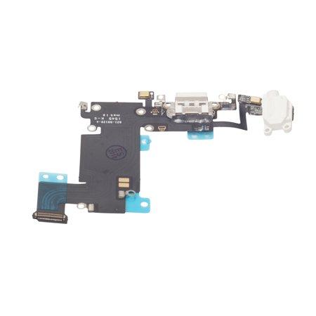 iPhone 6 Charging Port Flex - Aftermarket (White) - Mobile Parts 247