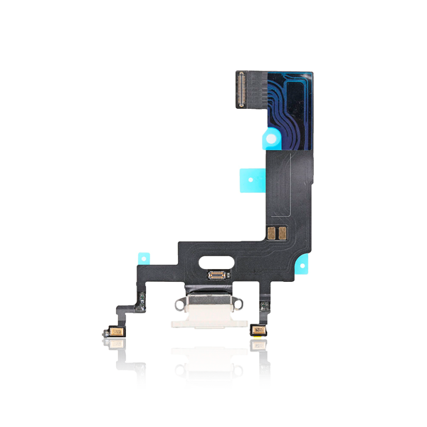 iPhone XR Charging Port Flex - Aftermarket (White) - Mobile Parts 247