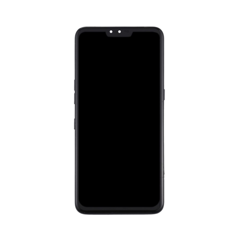 LG V50 LCD Assembly - Original with Frame (Black)