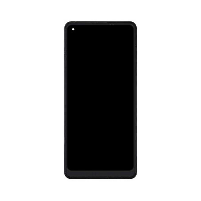 Samsung Galaxy A21 - OLED Screen Assembly with Frame Black (Service Pack)