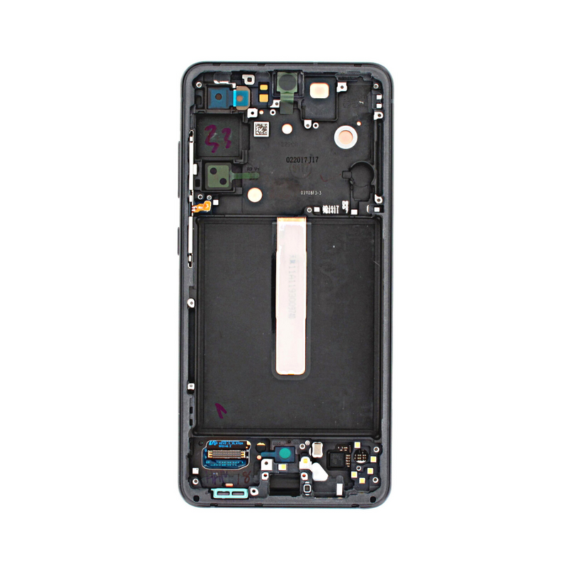Samsung Galaxy S21 FE - OLED Screen Assembly with Frame Graphite (Service Pack)