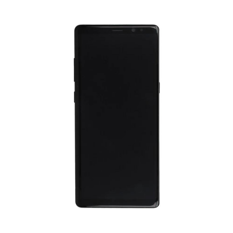 Samsung Galaxy Note 8 - OLED Assembly with frame Midnight Black (Service Pack)