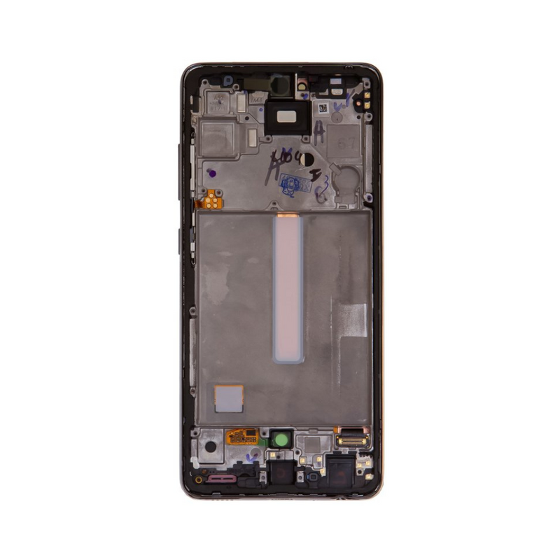 Samsung Galaxy A52 5G - OLED Screen Assembly with Frame Black (Service Pack)