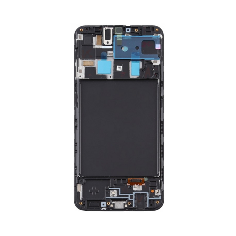 Samsung Galaxy A20 - OLED Screen Assembly with Frame Black (Service Pack)