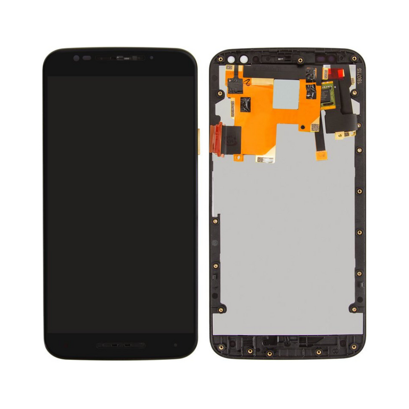 Motorola Moto X Style LCD Assembly - Original with Frame (Black)