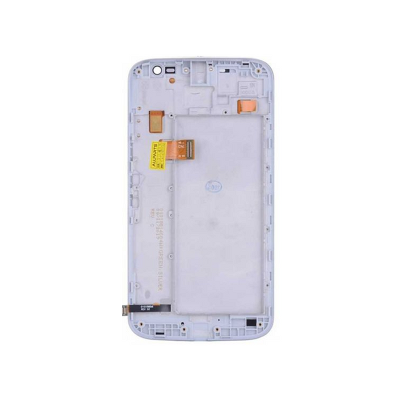 Motorola Moto G4 Plus LCD Assembly - Original with Frame (White)
