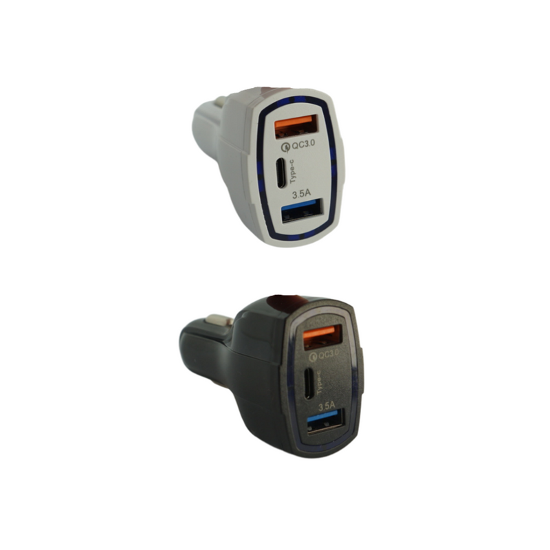 3 Ports USB 7A Quick Charge Qualcomm Car Charger