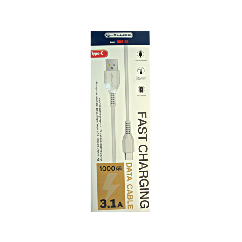 Fast Charging Jellico Type-C to USB Data Cable - Original