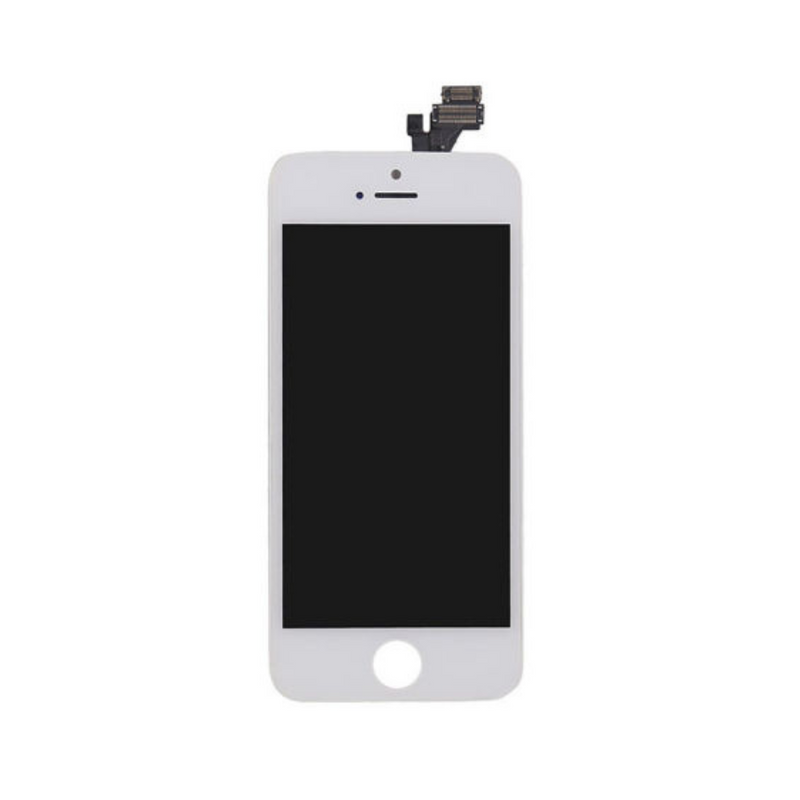 iPhone 5S LCD Assembly - Aftermarket (White)