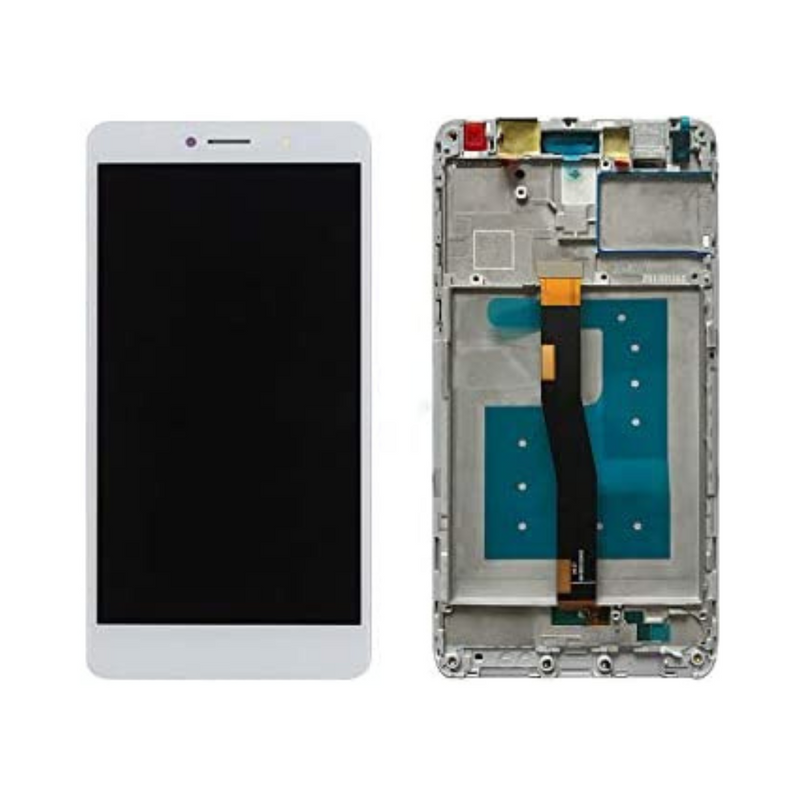Huawei GR5 LCD Assembly (Changed Glass) - Original with Frame (White)