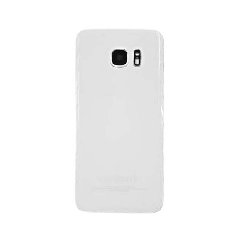 Samsung Galaxy S7 Back Cover Glass with camera lens (White)