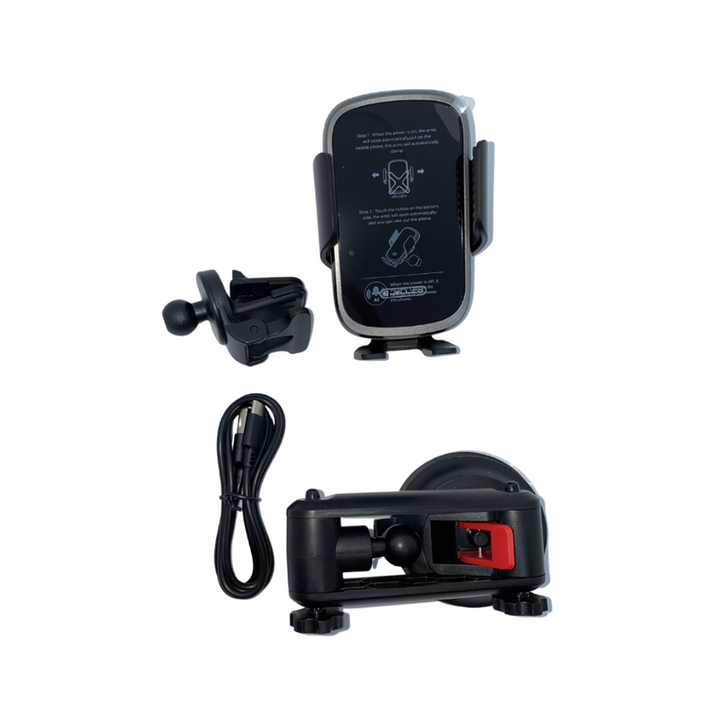Jellico 15W Wireless Charging Bracket Car Phone Holder