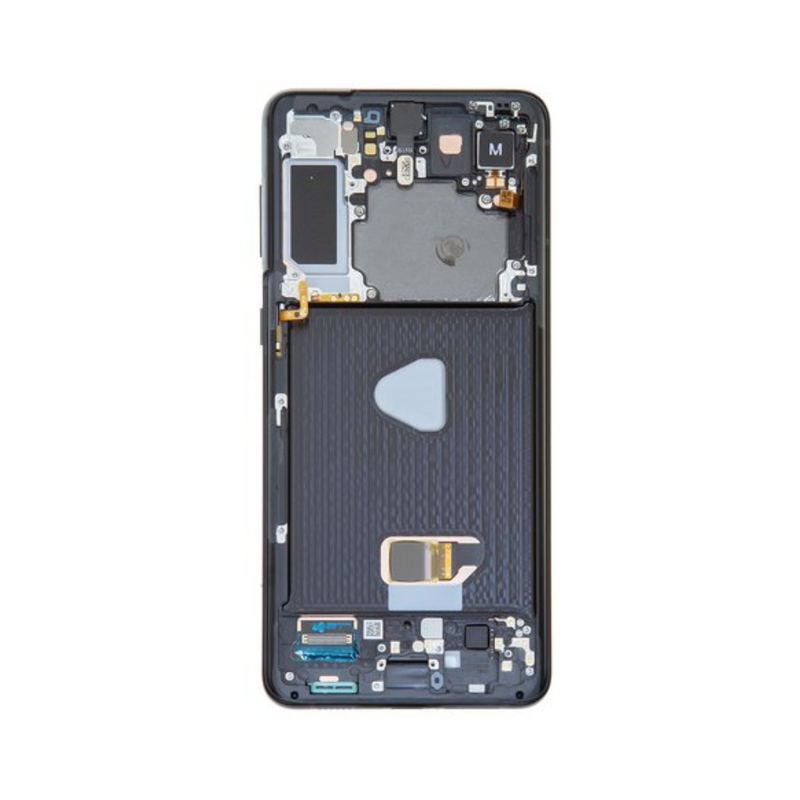 Samsung Galaxy S21 Plus - OLED Assembly with frame Phantom Black (Glass Change)