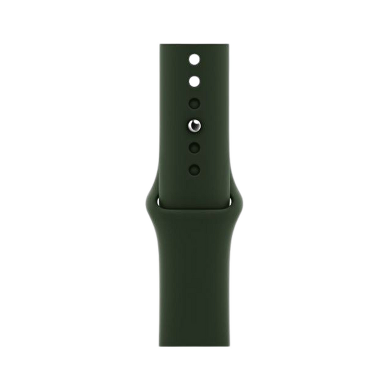 Apple Watch Series 7 Green Aluminum Case with Clover Sport Band - 45mm