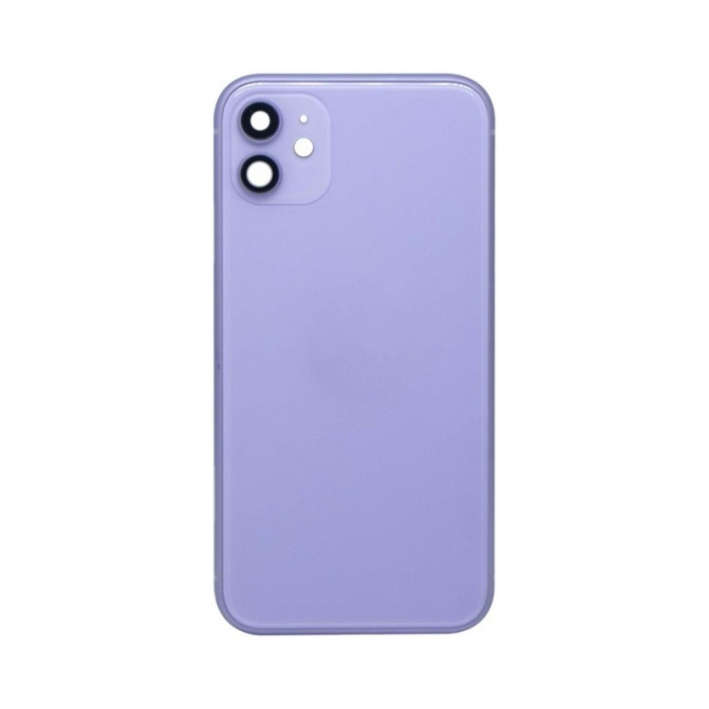 OEM Pulled iPhone 12 Housing (A Grade) with Small Parts Installed - Purple (with logo)