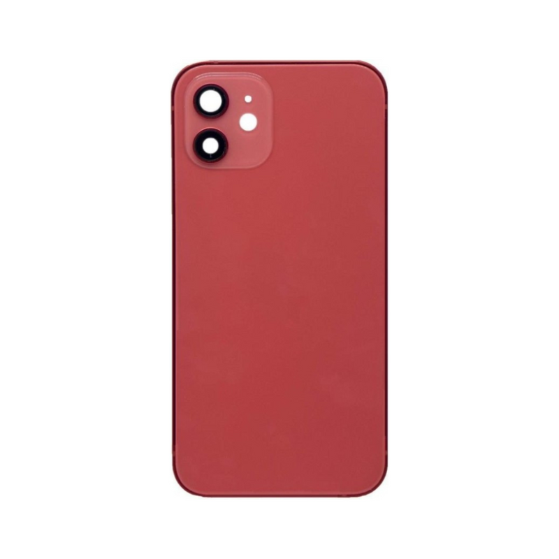 OEM Pulled iPhone 12  Housing (B Grade) with Small Parts Installed - Red (with logo)