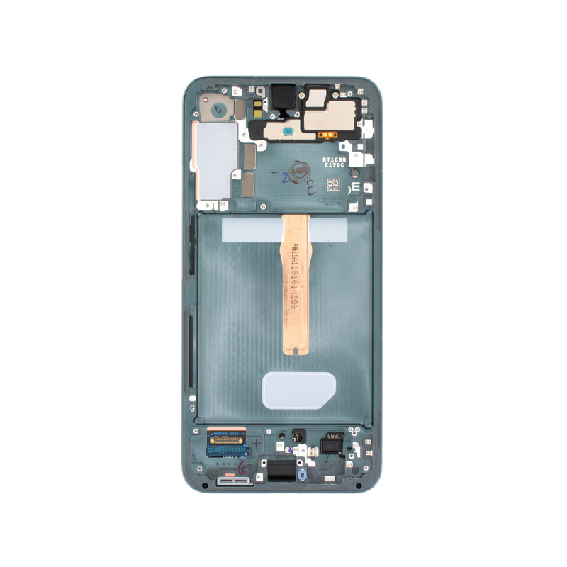 Samsung Galaxy S22 5G - OLED Assembly with frame (Glass Change) - Green