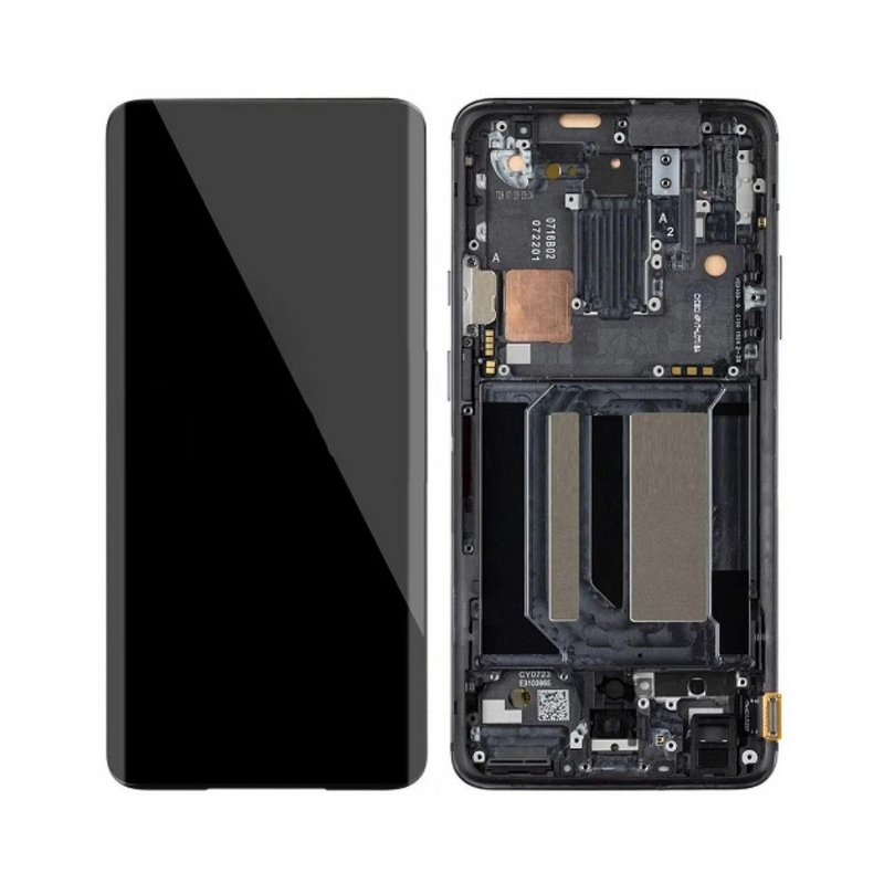 OnePlus 7 Pro LCD Assembly - Original with Frame (Black)