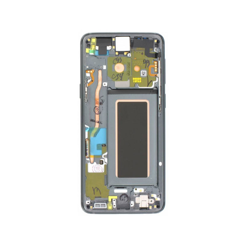 Samsung Galaxy S9 - OLED Assembly with Frame (Compatible with all carriers) Cosmic Grey (Glass Change)
