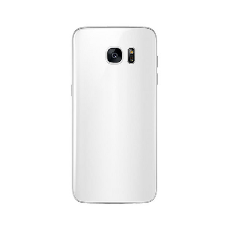 Samsung Galaxy S6 edge Back Cover with camera lens (White Pearl)