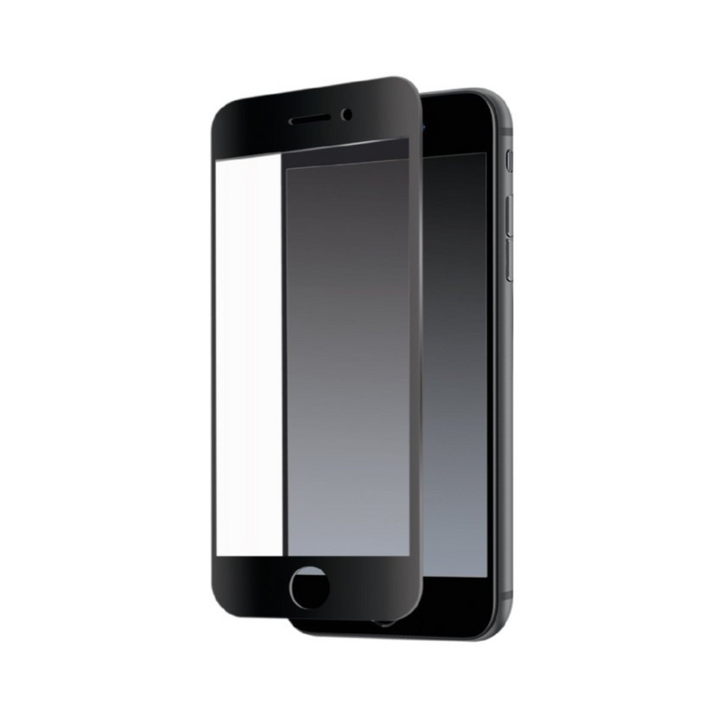 iPhone SE (2020) - Tempered Glass (Super D / Full Glue) (Black)