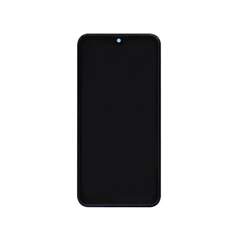 LG Q60 LCD Assembly - Original with Frame / Sensor (Black)