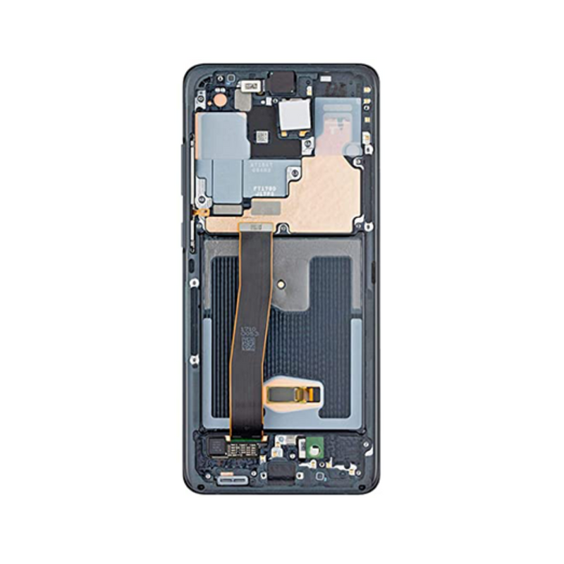 Samsung Galaxy S20 Plus 5G - OLED Screen Assembly with Frame Cosmic Black (Service Pack)
