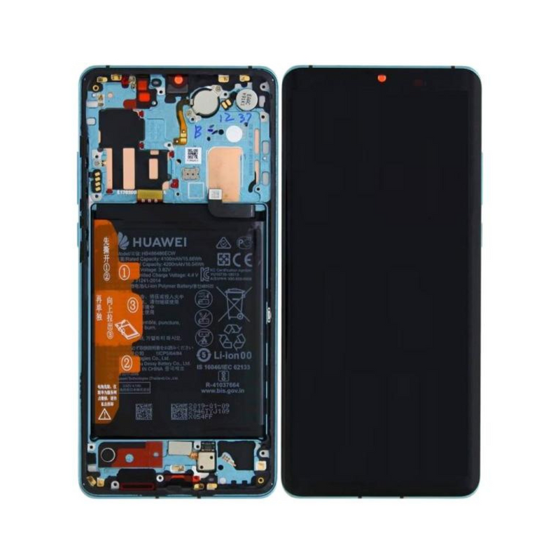 Huawei P30 Pro LCD Assembly - Original with Frame (Black)