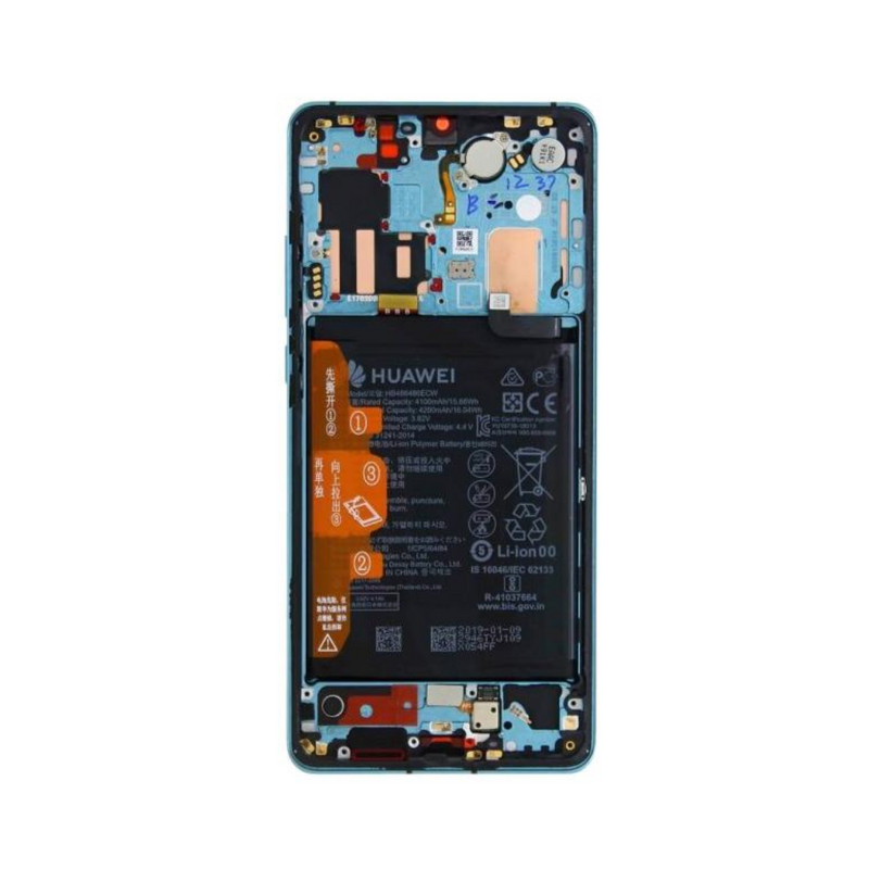 Huawei P30 Pro LCD Assembly - Original with Frame (Black)