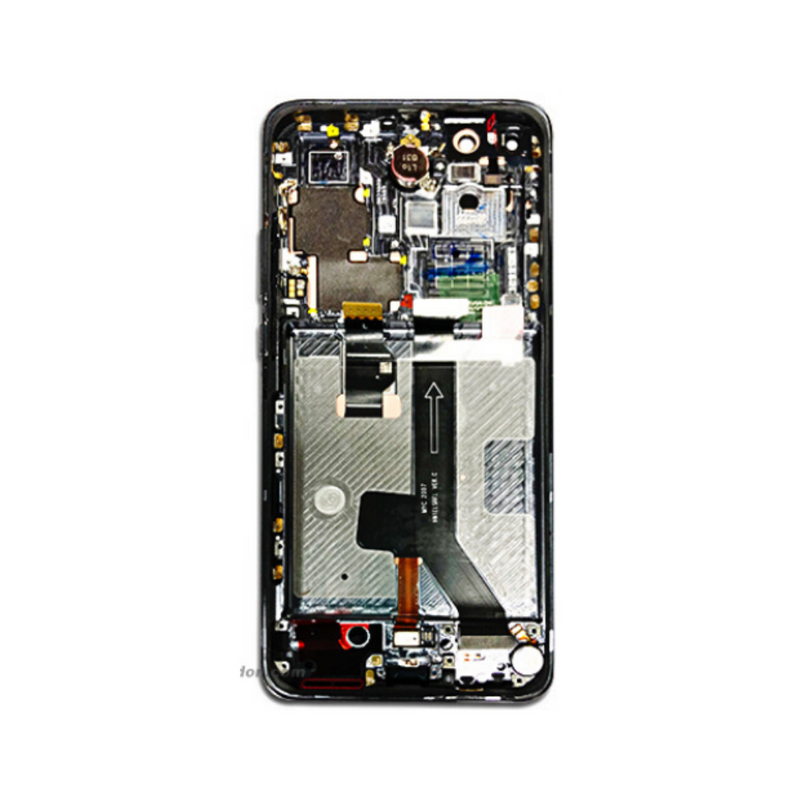 Huawei P40 Pro LCD Assembly - Original with Frame (Black)