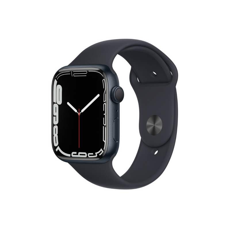 Apple Watch Series 7 Midnight Aluminium Case with Midnight Sport Band - 45mm - GPS - Brand New