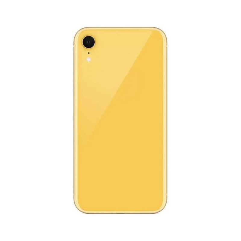 OEM Pulled iPhone XR Housing (B Grade) with Small Parts Installed - Yellow (with logo)