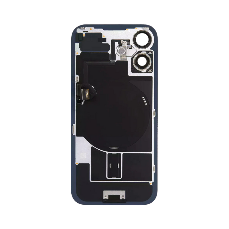 iPhone 16 Back Glass With Steel Plate, Wireless NFC Charging MagSafe Magnet & Flashlight Flex (Teal)