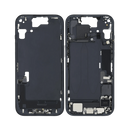 OEM Pulled iPhone 15 Mid-Frame (A Grade) with Small Parts Installed - Black